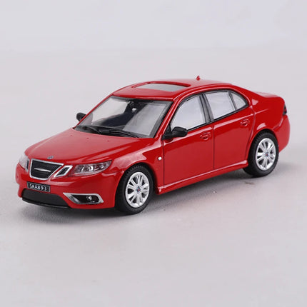 GCD×Enchery 1:64 Saab 9-3 Sedan 2008 Alloy Model Car