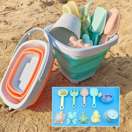 11 /1PCS Beach Toys for Kids Sand Toys Set for Toddlers Sandbox Toys with Bucket Shovel Rake Set Summer Outdoor Children Gift