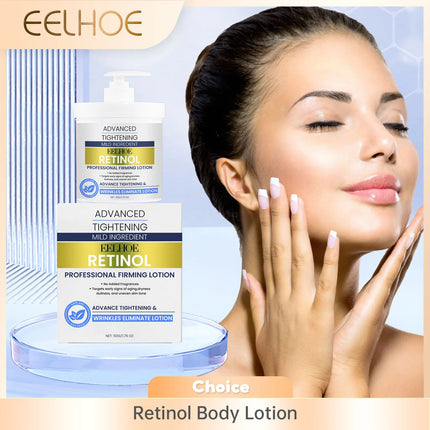 EELHOE Retinol Body Lotion Skin Tightening Elasticity Improve Sagging Moisturizing Nourishing Skin Smooth Repair Skin Care Cream