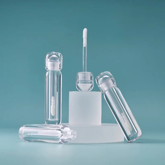 10/30/50pcs 3ml Empty Lip Gloss Tube Clear Round Tube liquid Lipstick Tube Lip Oil Tube Makeup Packaging Material