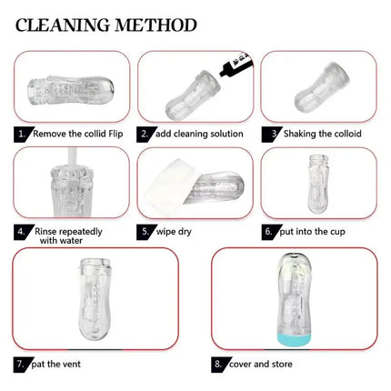 Male Masturbator Cup Soft Pussy Sex Toys Transparent Vagina Adult Endurance Exercise Adult Supplies Pocket Cup For Men