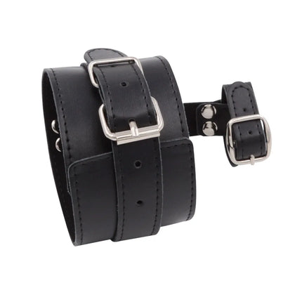 Sex Toys Adult Games Handcuffs with Thumb Buckle Foot Cuffs with Toe Buckle Anklet Bdsm Bondage Gear SM Products for Woman Man