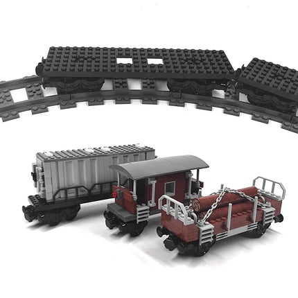 All DIY Train Toys Technical Parts MOC City Creative Idea Train Track Base Wheel Building Blocks Bricks Assembled Kids Gifts Hot