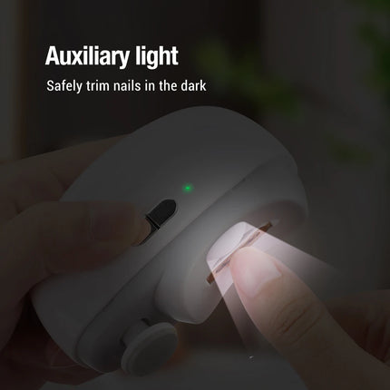 Electric Nail Clippers 2 in 1 Nail Trimmer Automatic Nail Cutter Manicure For Adult Care Scissors Body Tools