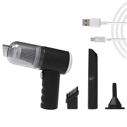 Handheld Vacuum Cordless High Power 15000PA Compressed Air Dust Collector Mini Portable Car Vacuum Cleaner Hairdryer