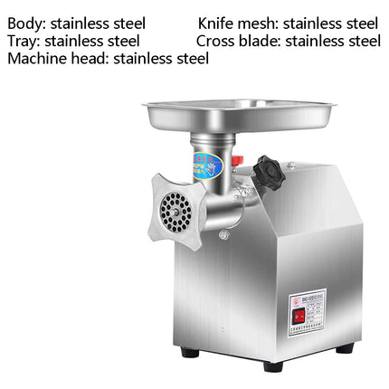 JHY-12 Heavy Duty Electric Meat Mincer Grinder Max Powerful Home Portable Sausage Stuffer Meat Mincer Food Processor