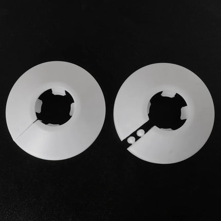 20 Pieces 1/2 Inch Flange Water Pipe Cover Decoration 16mm White Pipe Cover Wall Pipe Decoration Radiator