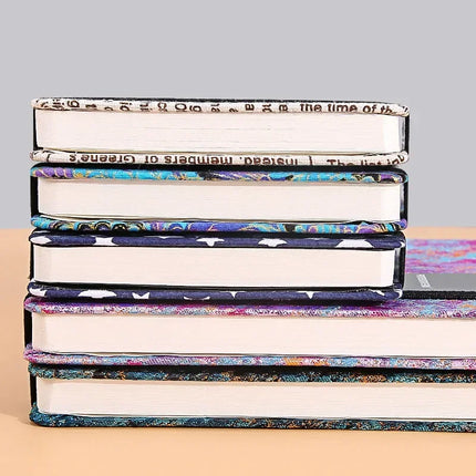Square Cotton Watercolor Book 300g Organ Book Fabric Folding Hand Ledger Fine Lines Portable Sketch Color Lead Painting Book
