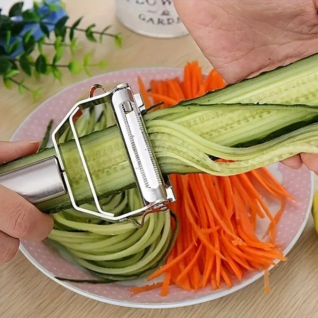1pcs Stainless Steel Kitchen Fruit Vegetable Peeler High Quality Multifunctional Shredding Peeler Home Kitchen Vegetable Tools