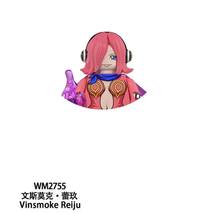 Japanese Anime Action Toy Doll Model WM6187 WM6188 WM6189 WM6191 For Children Series Character