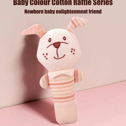 1PCS 0-6 months Baby Hand Shaker Newborn Comfort Toy Baby 0-1 Year Old Toy Baby Stick and Round Rattle