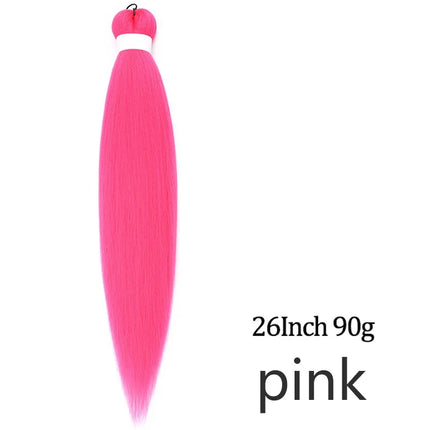 Pre-stretched long braided hair 26-inch crochet braided hair synthetic African Ombre giant Xpression braided hair