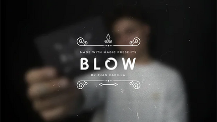 Made with Magic Presents BLOW By Juan Capilla (Gimmick and Online Instructions) Card Magic Tricks Illusions Close Up Magic Props