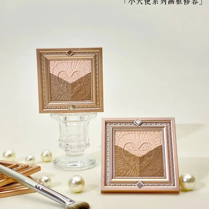 CHEERFLOR Little Angel Contour Shadow & Highlight Palette Face Mate Iluminador Bronzer Makeup Concealers 7g