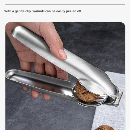 2025 Stainless Steel Chestnut Opener, Cross Shaped Chestnut, Household Multifunctional Peeling Tool, Chestnut Clip, Walnut Clip
