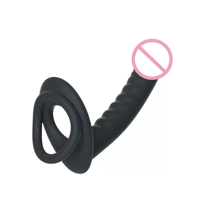 Double Double Plug-In Binding Anal Private Vibrator Dildo Vibrating Anal Plug G-Spot Vibrator Female Intimate Adult Sex Toy