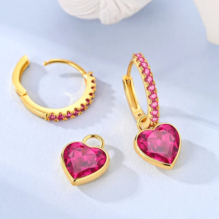 Orstarry 925 Sterling Silver Crystal Circular Eardrops Drop Earrings Women Earrings Charm Fashion Versatile Party Jewelry Gifts