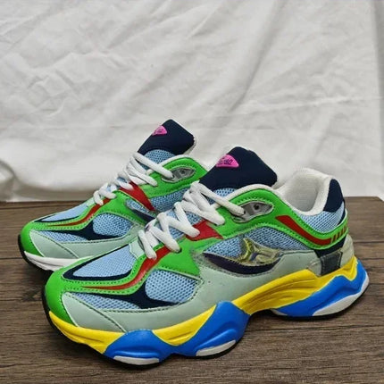 New 9060 retro durable sports shoes, height increasing, casual, breathable running shoes, men's and women's board shoes