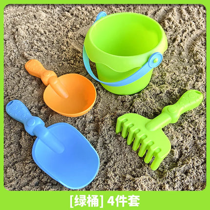 Children's Beach Toy Set Baby Playing In Water and Sand Shovel Beach Bucket Sand Digging Tool Plastic Bucket Watering Toy Sets