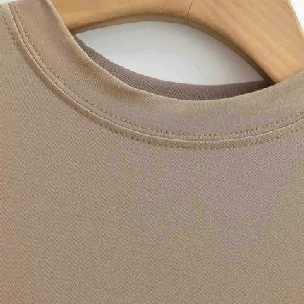 2025 New High Quality Casual T-shirt Sexy Slim Short Sleeves Fashion Trend Solid Women's Clothing Y2K Tops