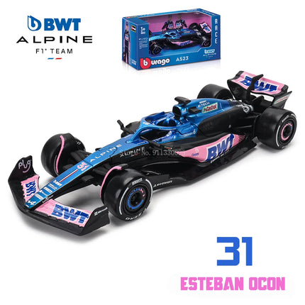 Bburago 1:43 F1 Red Bull Ferrari Mercedes Benz Aston Martin McLaren Alfa Romeo alloy luxury car die cast car model toy series