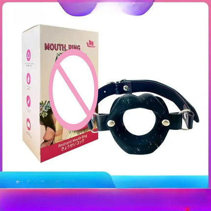 Medical Silicone Gaping Mouth Gags,BDSM Ring Gags Adult Sex Toys for Couples,Adult Games,Submissive Role Play,Bondage Restraints
