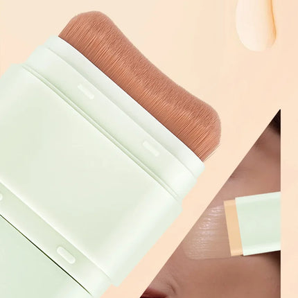 Contour and Concealer Dual-Head Foundation Cream, Moisturizing and Non-tarnishing, Non-caking Foundation Lotion