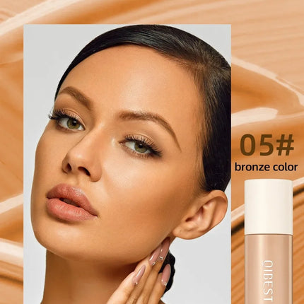 Matte Face Foundation Makeup Base Cream Full Coverage Concealer Cover Ance Moisturizing No Cracking Waterproof Face Corrector
