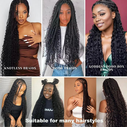 Human Braiding Hair Deep Wave Bulk for Braiding No Weft Deep Curly Braiding Hair for Boho Braids Brazilian Virgin Human Hair
