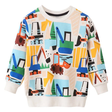 Jumping Meters New Arrival Autumn Boys Girls Sweatshirts Cotton Whale Print Hot Selling Kids Clothes Long Sleeve Sport Shirts