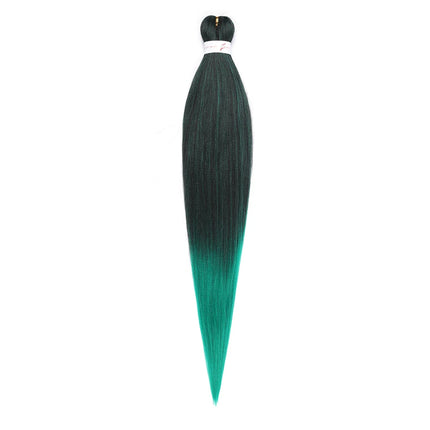 Pre-stretched Synthetic Braiding Hair Ombre Professional Easy  Hot Water Setting Soft  Crochet Braid Hair  Extensions
