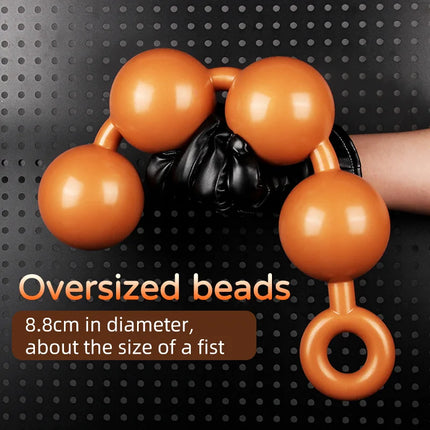 But Plug Silicone Anal Beads Big Anal Plug Tail Anal Big Ball Sextoy Sex Toys Huge Butt Plug Adult Toys Ass Plug