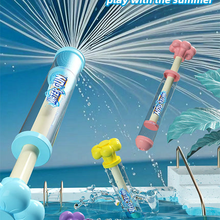Fireworks Water Gun Toy Gift Straight Tube Watergun Children Adults Summer Swimming Pool Toys Outdoor Fun Water Fight Props