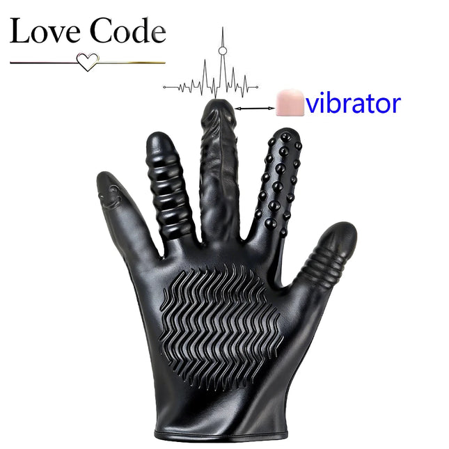 BDSM Toy Masturbators Sex Gloves Female Vibrator Dildo G Spot Stimulator Vibrating Egg Adult Sex Toys for Women