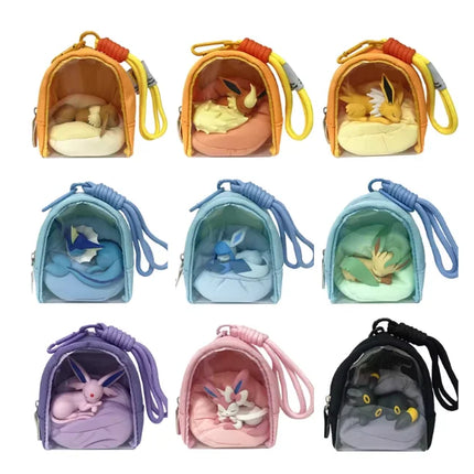 Pokemon Diy Sofa Sleeping Position Backpack Hanging Ornament Fairy Eevee Snorlax Jirachi Trendy Toys Decoration Collectible Gift