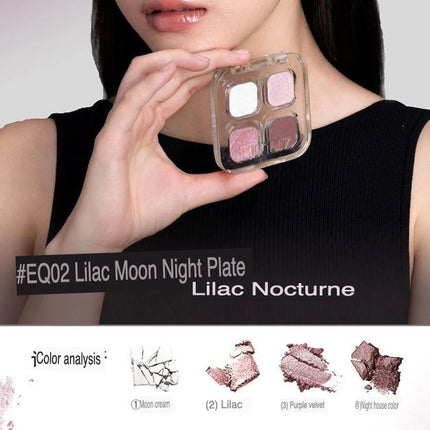 Eunarz's New Four-color Eyeshadow Palette, A Daily Matte, Light Makeup, Pearlescent, And Affordable Beginner's Comprehensive Set