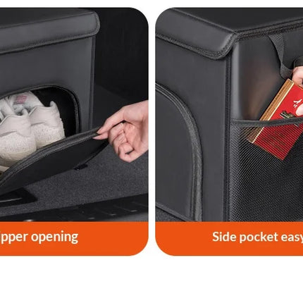 NEW Car trunk large capacity Foldable storage box shoe storage organizing box For Volkswagen Golf Rline Tiguan Polo GTI Passat