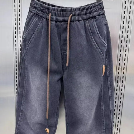 Men's Harem Jeans Japanese Harajuku Luxury Brand Baggy Hip Hop Streetwear Black Korean Street Trousers y2k fashion Denim Pants