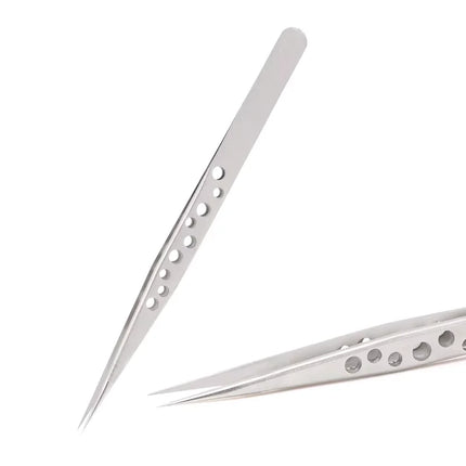 Professional Eyelash Tweezers Stainless Steel 3D Volume Eyelashes Extension Clip Excellent Closure Eyebrow Tweezer Makeup Tools
