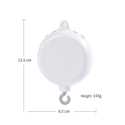 Baby Rattle Toys 0-12 Months White Rotary Mobile On The Bed Newborn Music Box Bed Bell Toy Holder Bracket Bluetooth/Remote Box