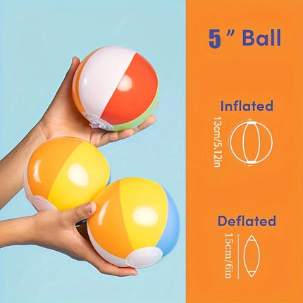 5/10Pcs Inflatable Beach Balls Pool Toys for Party Supplies Decorations Adults Kids Summer Water Games Beachball Floating Toy
