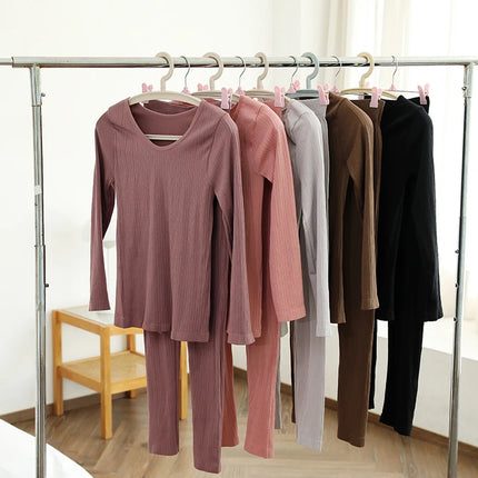 Women's Thermal Underwear Winter Clothes Seamless Thick Warm Lingerie Women Thermal Clothing Set Women Underwear Set 2 Pcs