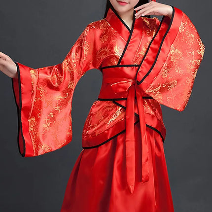 Autumn Two-piece Set Kids Hanfu Cosplay Tang Girl Suit Dance Costume Baby Outfits Ancient Girls Clothing Hanfu Children Suits
