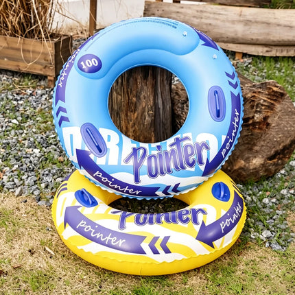 Double Balloon Inflatable Swimming Ring，Beach Toys Pool Floaties for Adults, Swim Inner Tube for Pool