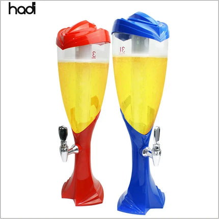 High quality corona LED table top draft beer dispenser tower 3L wholesale portable cold beer dispenser with ice element