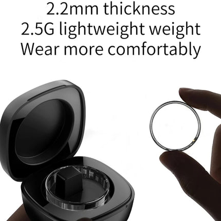 Qring R11 LED Display Ring Ladies Men's Stainless-steel Rings Oxygen Saturation Electronic Praise Heart Rate Waterproof 2025 New