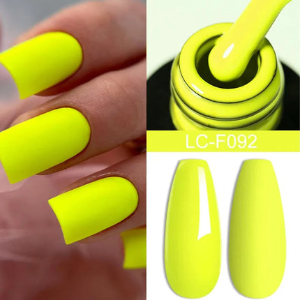 LILYCUTE 7ML Glitter Gel Nail Polish Sparkling Semi Permanent UV Gel Colorful Shinning Gel Varnish Nail Art Soak Off UV LED Gel