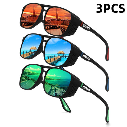 Rapala Professional Sports Sunglasses - Polarized Windproof UV400 for Cycling Running Outdoor Enthusiasts UV400
