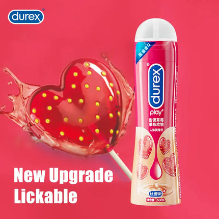 durex play Lubricant 5 Types Silicon-Based 50ml Water Based Lickable Lubricant Massage Oil Orgasm Anal Vaginal Sex Lube Toys