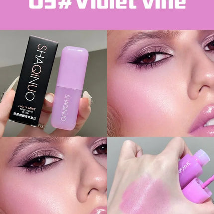 Light Blush Liquid SHAQINUO Moisturizing Mirror Vitality Moisturizing Whitening Brightening Natural Rouge
